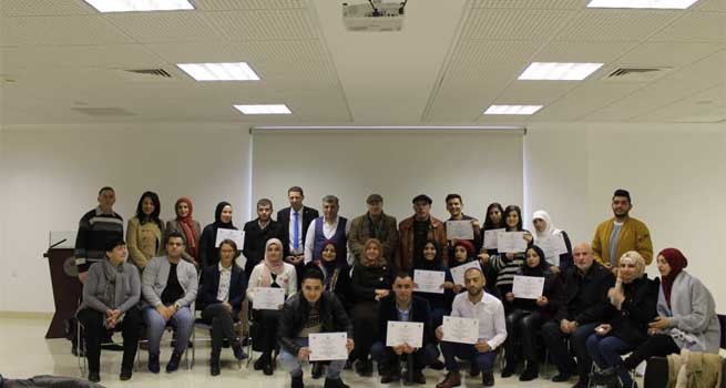 The language course at Dar al Kalima University College had its graduation